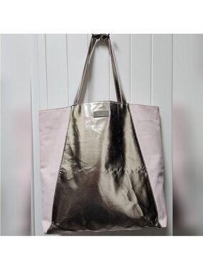 JIMMY CHOO PARFUMS Pink Blush / Gold Tone Tote Bag NWOT